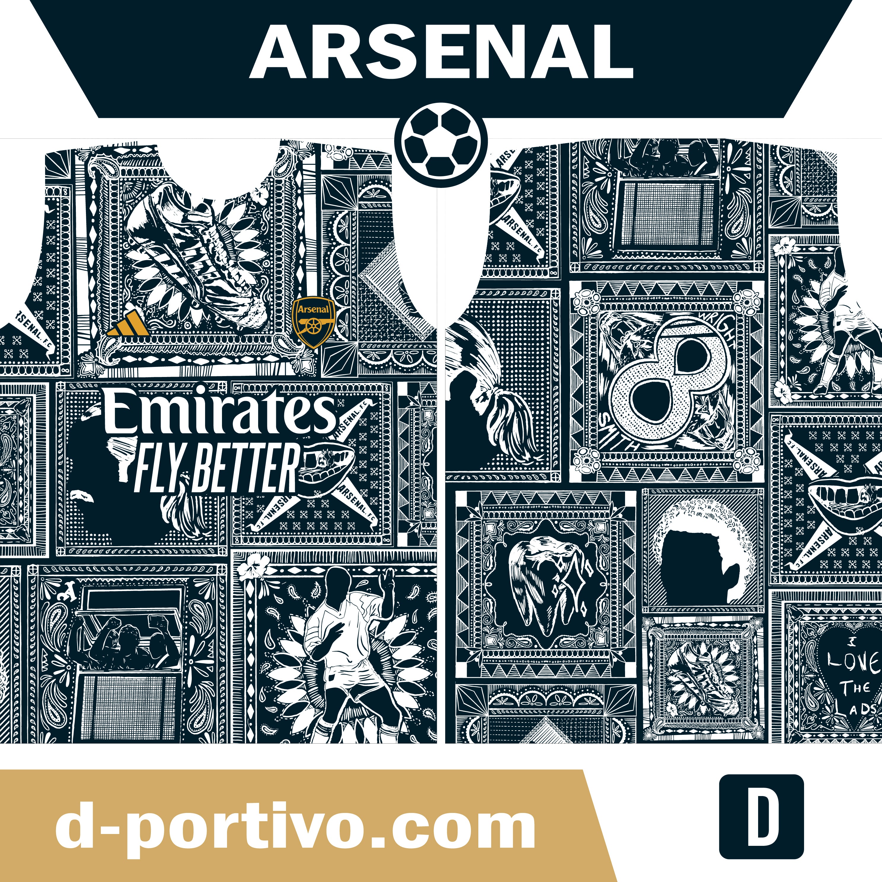 Camiseta Arsenal pre Match 2023 2024