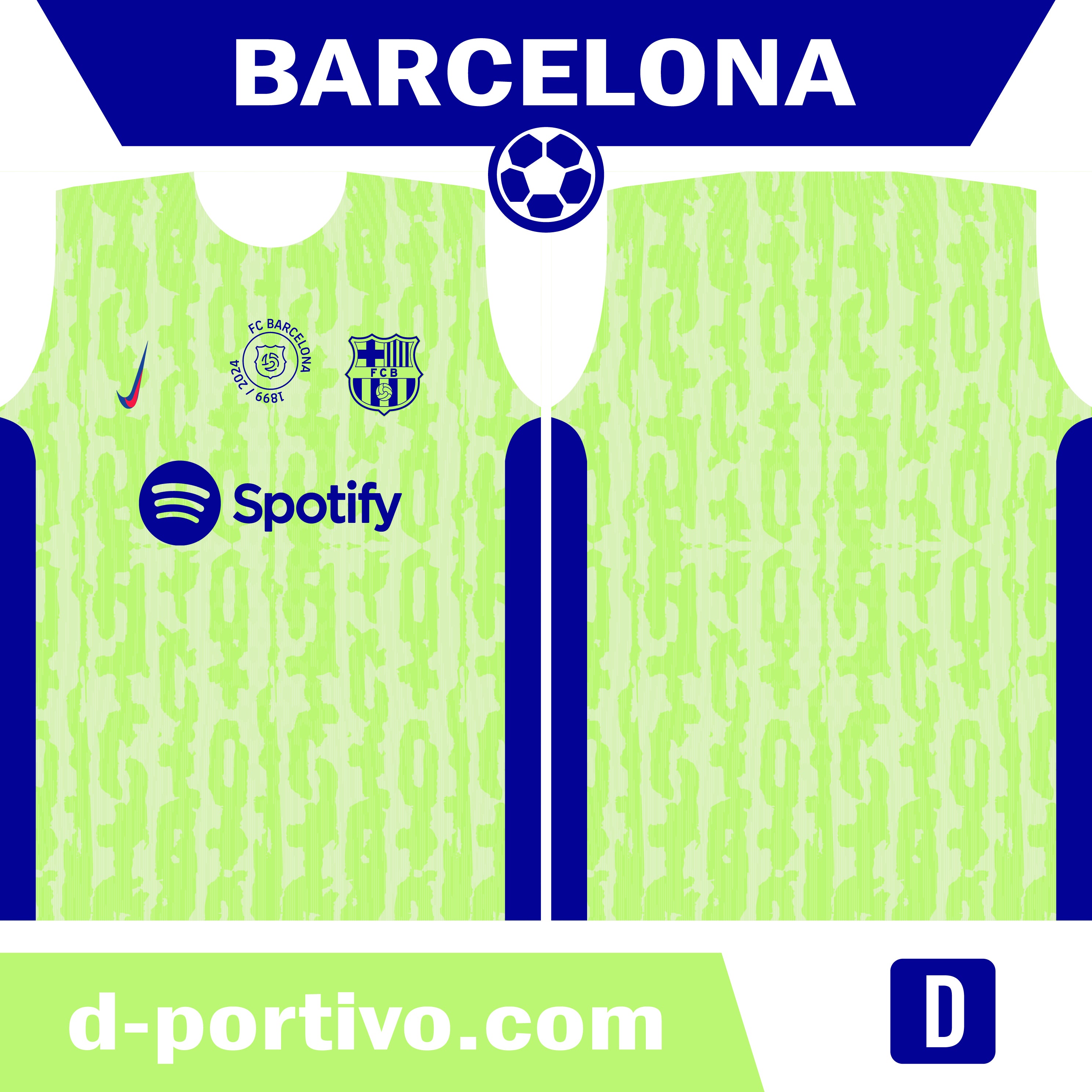 Camiseta Barcelona Tercera Entranamiento 2024 2025