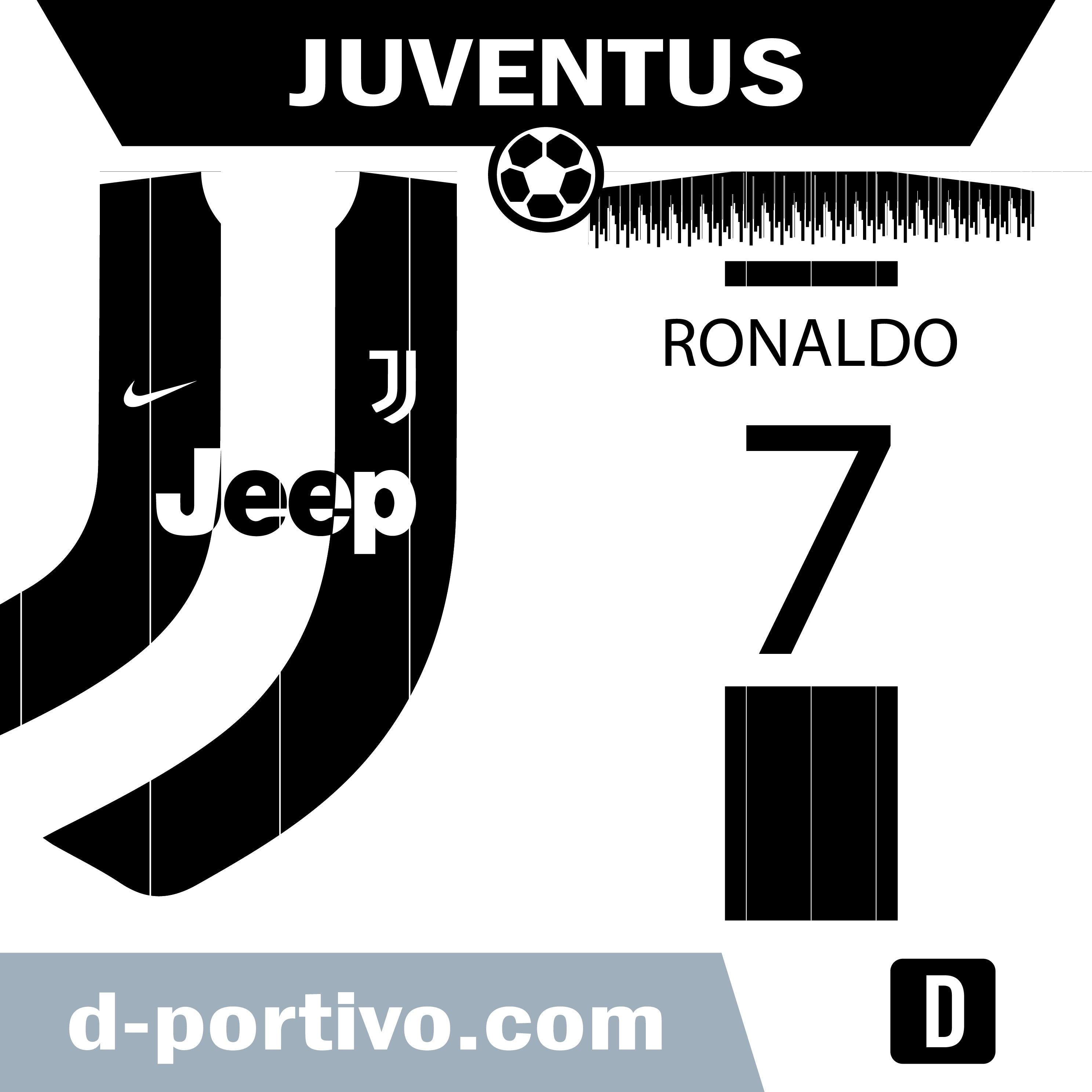 camiseta juventus lineas